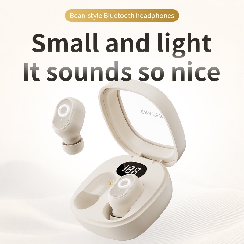 Tai nghe ERAZER EP118 Bean Bluetooth 5.4TWS Tai nghe không dây bên cạnh Màn hình LED thân thiện với giấc ngủ Điều khiển bằng cảm ứng nghe nhét tai Mini Âm thanh 3D Hi-Fi | BigBuy360 - bigbuy360.vn