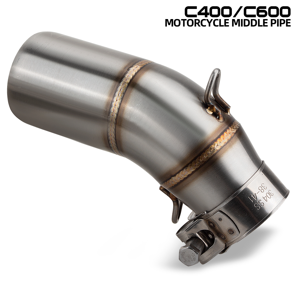 Dành Cho Xe BMW C400 C600 C400 GT C600 GT Maxi-Scooter Xe Máy Ống Xả Thép Giữa Ống 51mm