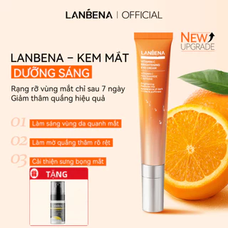 LANBENAKem Mắt  Vitamin C Đầu Massage Lạnh (15ml) - Giúp Giảm Thâm Quầng Mắt, Giảm Bọng, Giảm Nếp Nhăn, Làm Sáng Da Mắt Skincare