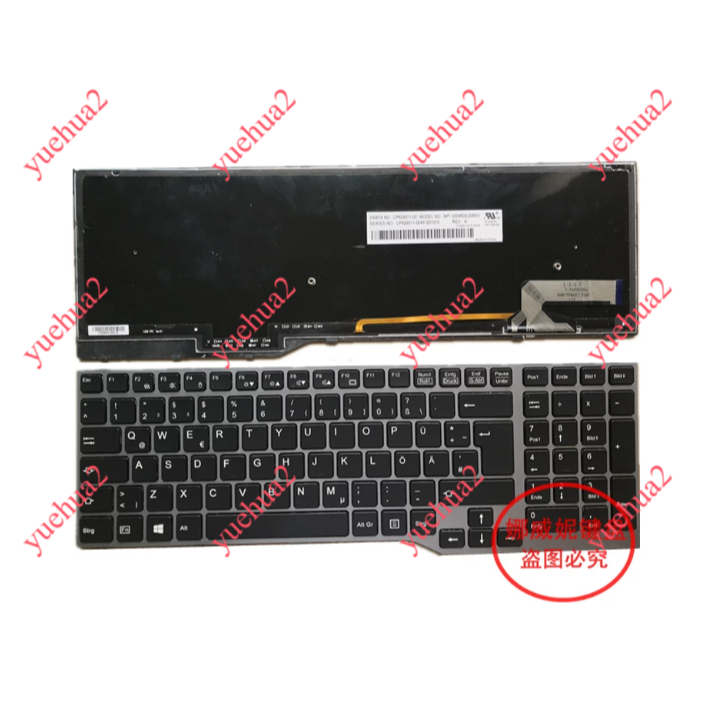 Thích hợp cho Fujitsu E753 E754 E756 E554 E556 H730 H760 H770 Đèn nền bàn phím