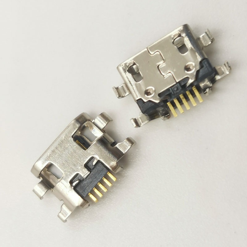 200-500 Chiếc Đầu Nối Usb Cắm Cho Samsung A10S A107 M15 M16 Motorola E6 XT2005 E5 Play Go XT1921 Mot