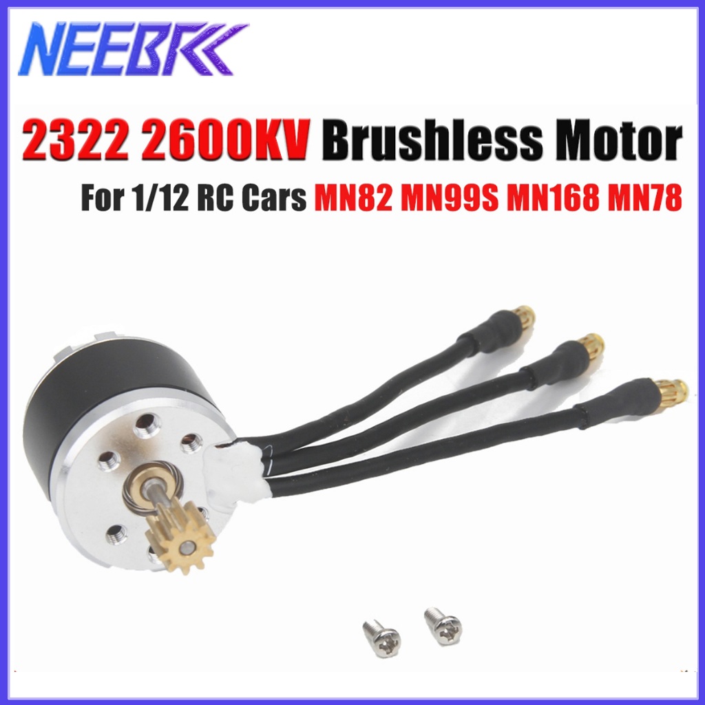 NEEBRC 2322 2600KV Bánh Xích Động Cơ Không Chổi Than Outrunner Motor CW / CCW 5.5-9V Cho 1 / 12 RC C