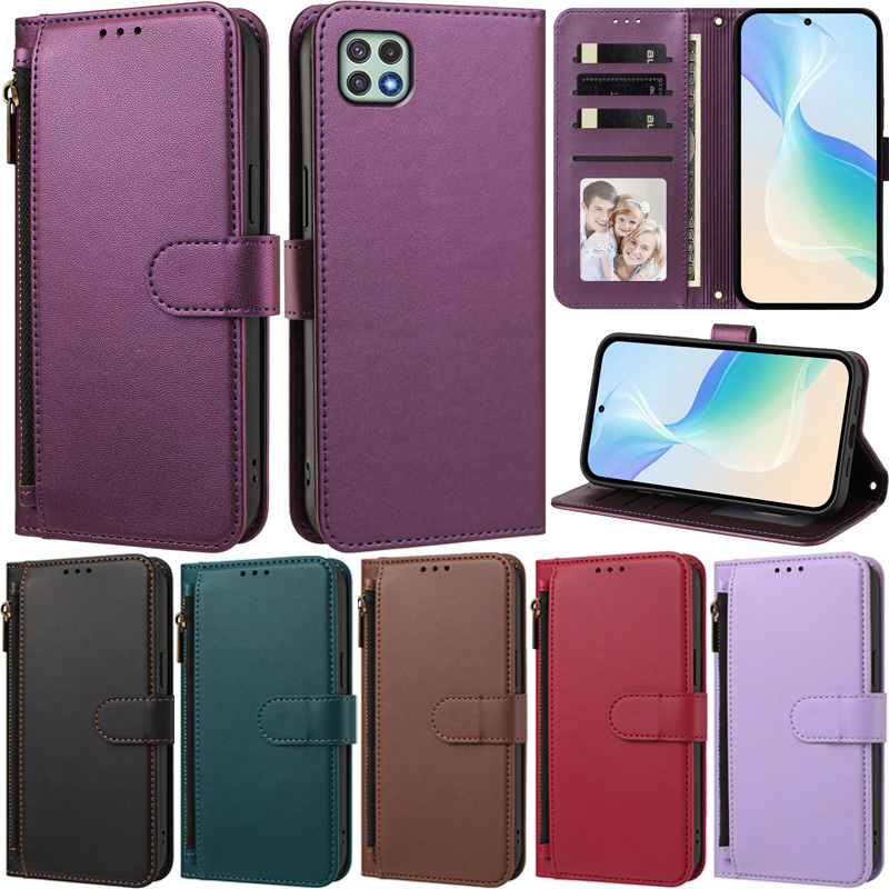 Vỏ Sang Trọng Cho Samsung Galaxy M35 M55 M16 M06 M15 A22 5G A32 4G M06 M16 A22 4G A32 5G Dây Kéo Ví 