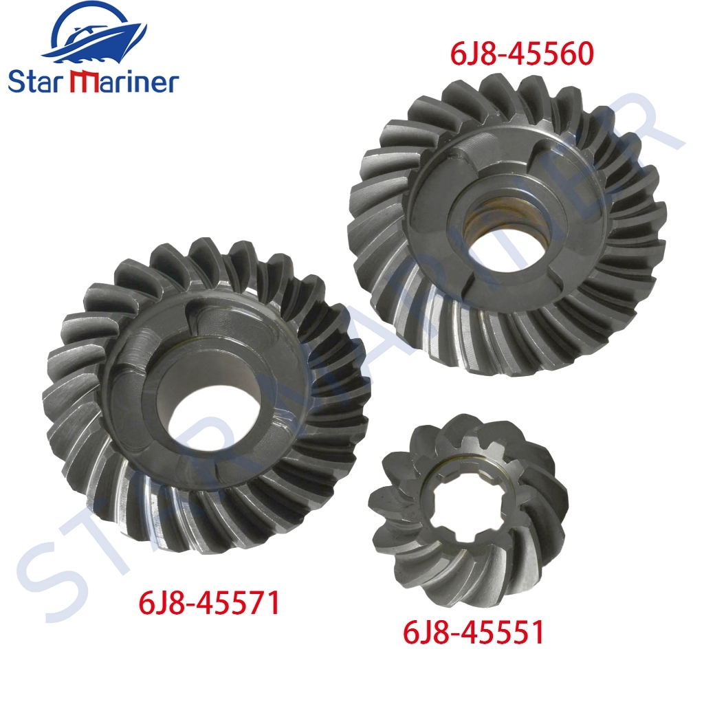 Bộ GEAR Cho Yamaha Động Cơ Phía Ngoài 25HP 30HP 2 Hoặc 4 Thì 6J8-45551-00 6J8-45560-00 6J8-45571-00