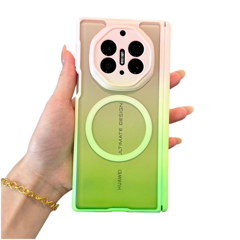 Ốp Điện Thoại Từ Tính Gradient Cho Huawei Mate XT XT Vỏ Bảo Vệ Bản Lề Đôi Cứng
