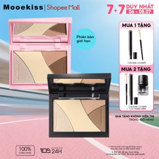[LIVE] Bảng Tạo Khối Mooekiss Quad Palette, Contour & Highlight, Định Hình Khuôn Mặt, Lâu Trôi