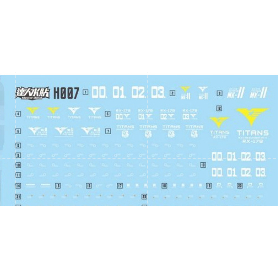 20260705 Decal trượt nước MASTER tương thích với H007 HG 1 / 144 MKII MK2 Titans () MẪU ĐỘC QUYỀN