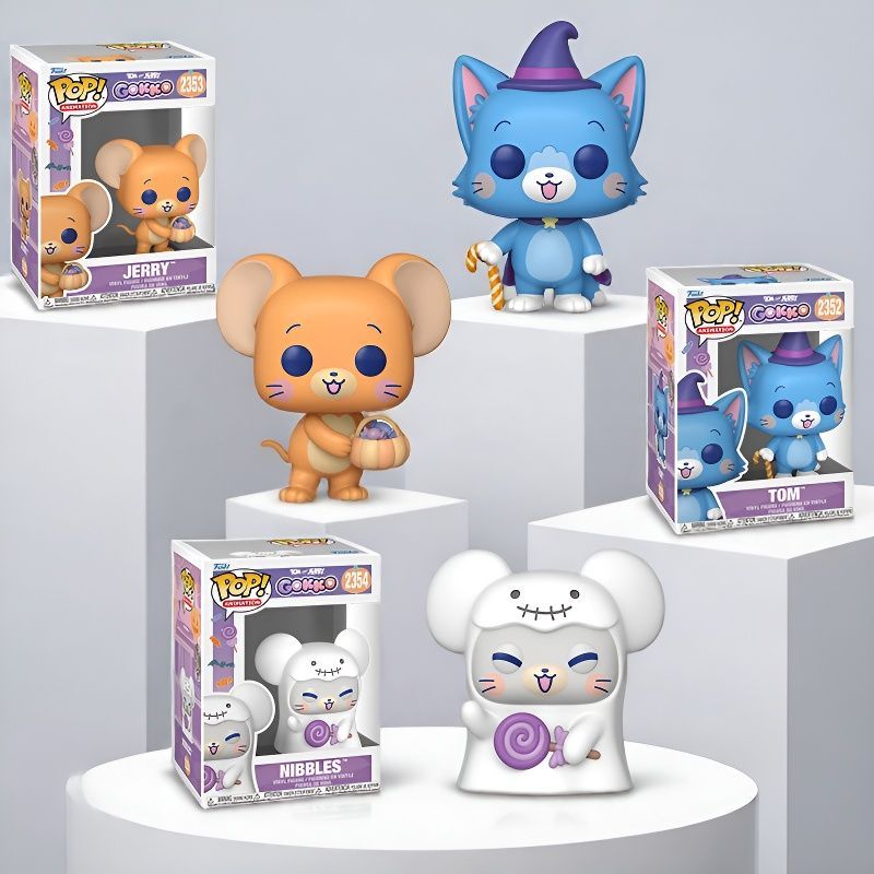 Funko POP Cat and Mouse Tom & Jerry: Búp bê Gokko Jerry ở Tuffy xung quanh Gokko.