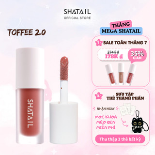 SHATAIL Cooling Lip Comfort Oil Lipstick Liptint Smooth Lightweight Lip Makeup - Toffee 2.0