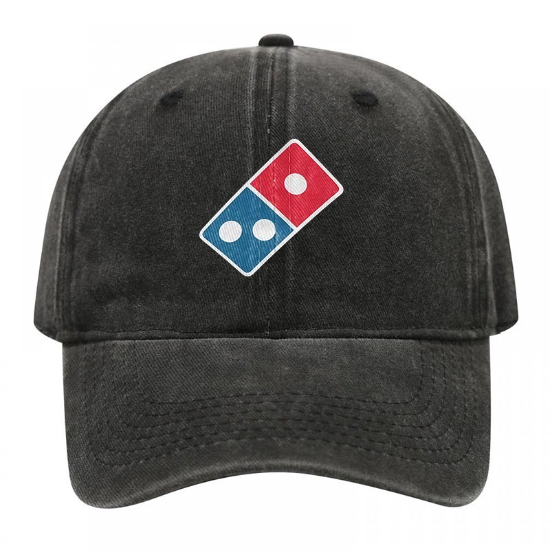 Dominos Pizza Logo Thời Trang Unisex Cotton Mũ Bóng Chày Cổ Điển Người Lớn Có Thể Điều Chỉnh Mũ Deni