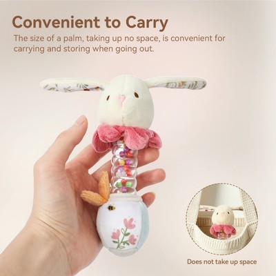 Bé Tay Lục Lạc Đồng Hồ Cát Rainmaker Rain Stick Âm Thanh Giọt Mưa Âm Thanh Đồ Chơi Âm Nhạc Thính Giác Đồ Chơi Làm Nhẹ Nhàng Cho Sơ Sinh 0-12 Tháng