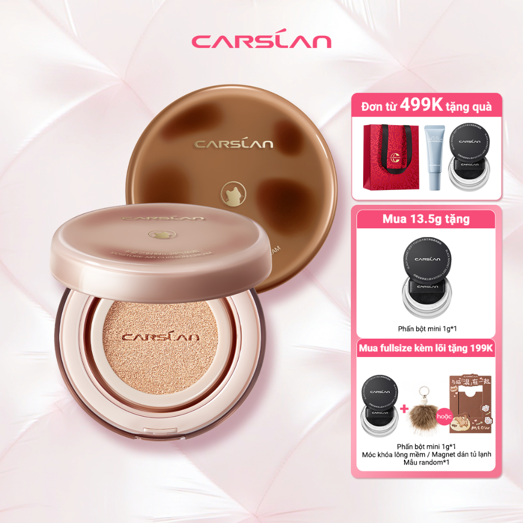 Phấn nước CARSLAN tinh tế bám chặt dưỡng ẩm lâu trôi kiềm dầu dùng trang điểm mặt 13.5g