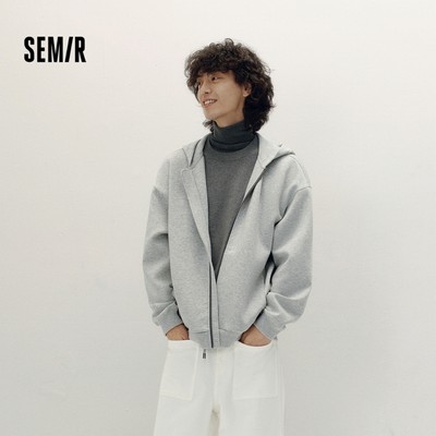 Semir Mềm Mại Nữ Dài Tay Áo Thun Mùa Xuân 2026 Mỏng Phù Hợp Với Màu Trơn Ruffle Viền Ngắn Thường Ngày Tee