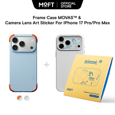 Hộp đựng khung MOVASTM& Nhãn dán nghệ thuật ống kính máy ảnh cho iPhone 17 Pro / Pro Max