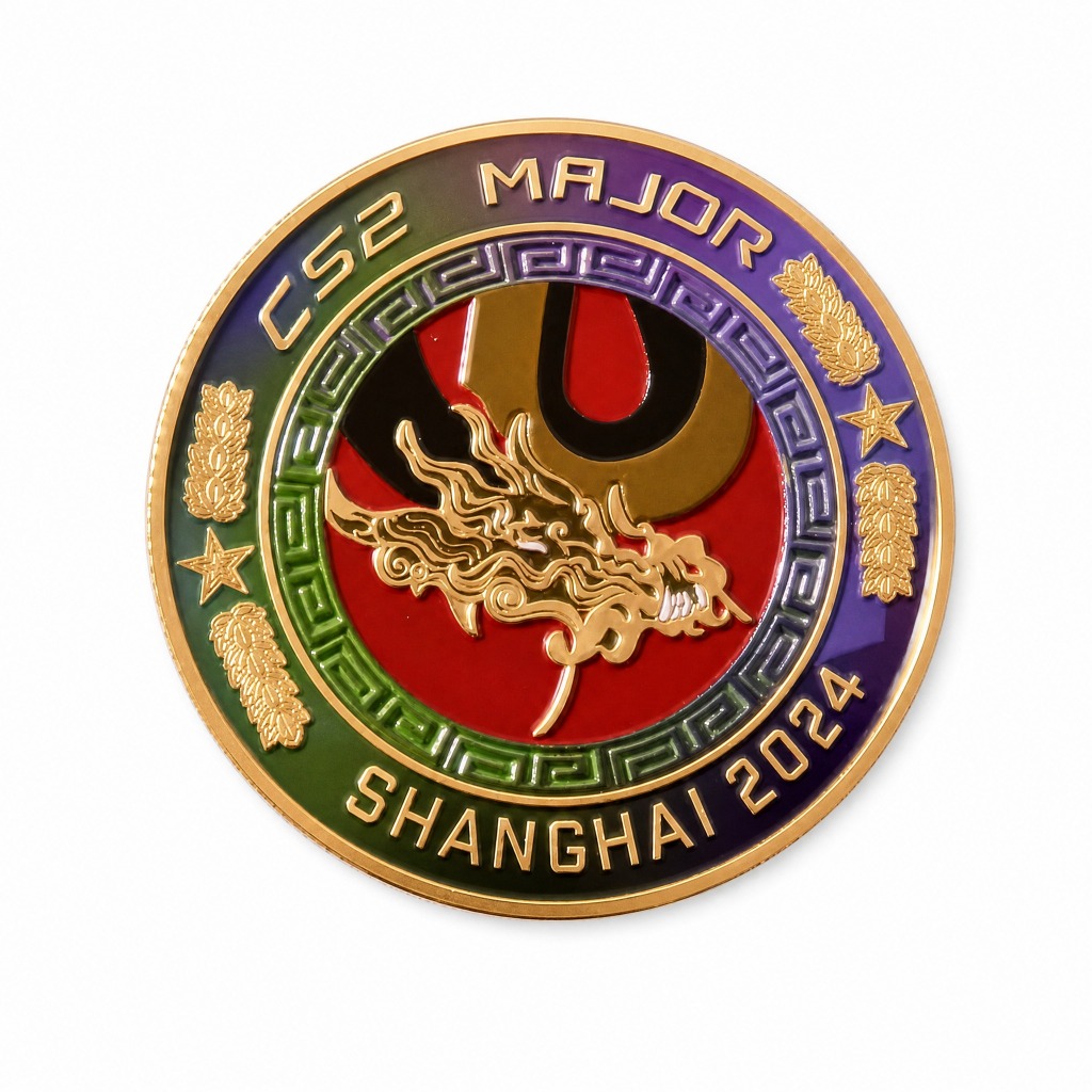 [Ships Fast] Counter Strike 2 Major Shanghai 2025 Commemorative Coin Collector Medal