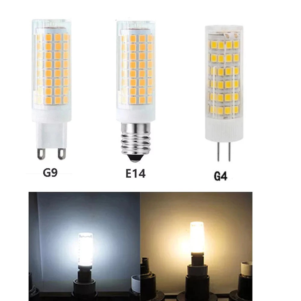 Bóng Đèn Led Ngô Bóng Đèn G9 G4 E14 3W 5W 7W 9W 220V Mini Nhỏ 2835Smd Đèn Trắng Ấm Mát Cho Phòng Ngủ