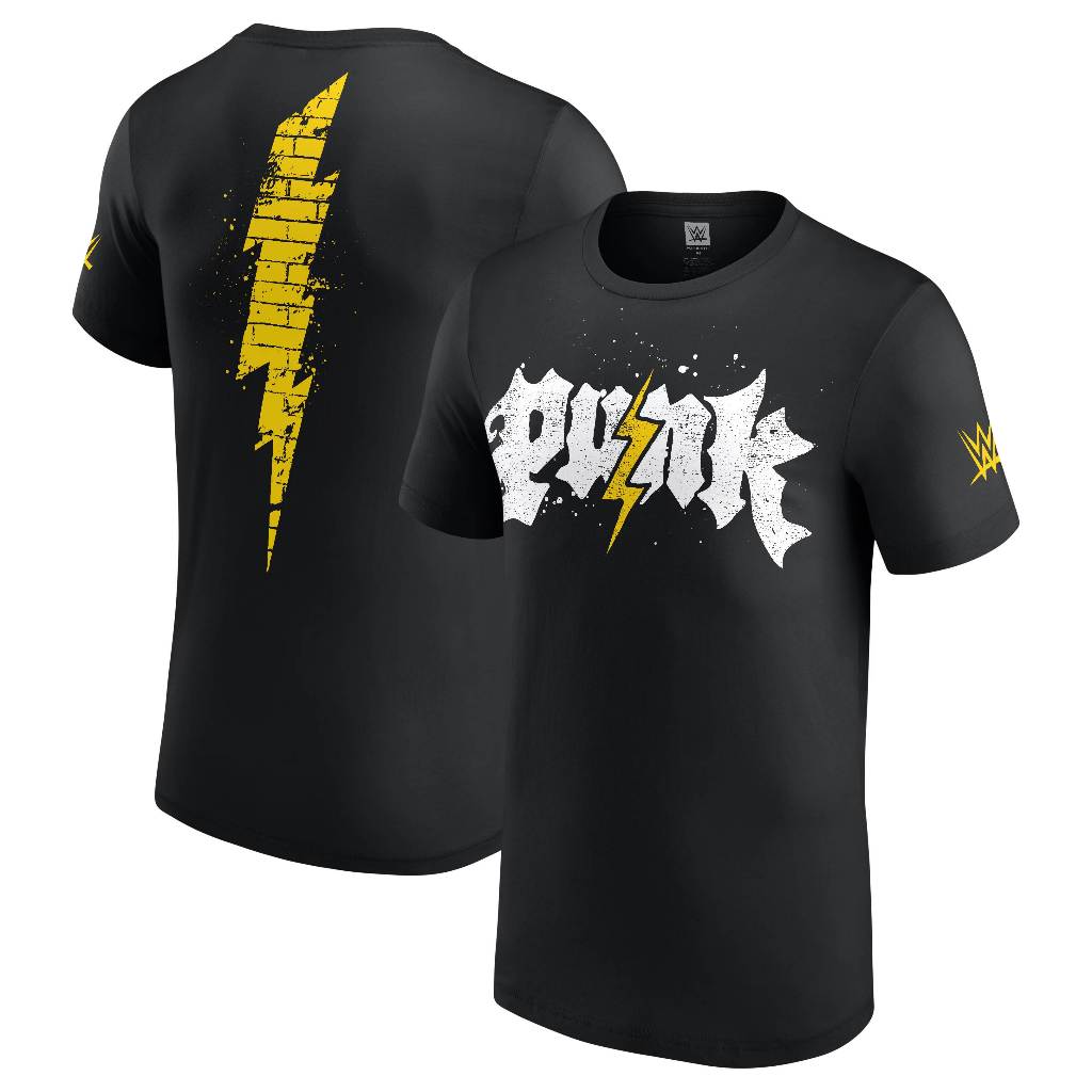 Áo thun nam màu đen CM Punk Electric Punk