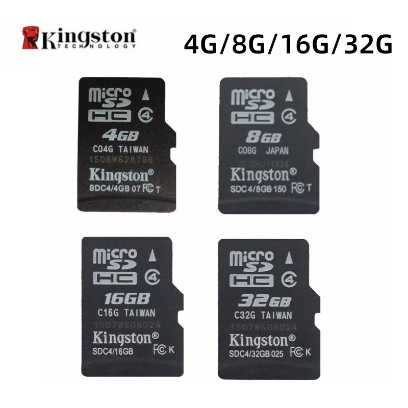 Kingston Micro SD 4GB 8GB 16GB SDHC Thẻ Nhớ Loại 4 Thẻ Nhớ Microsd TF + Adapter