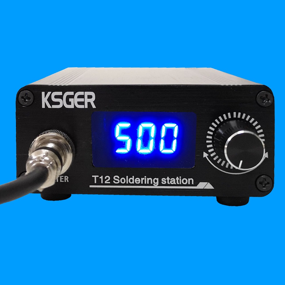 KSGER T12 Trạm hàn STM32 Bộ điều khiển LED kỹ thuật số Dụng cụ hàn Vỏ hợp kim nhôm 907 Tay cầm sắt T