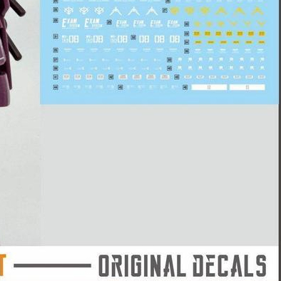 20260707 Decal trượt nước chi tiết MASTER áp dụng cho mẫu H106 HG HGUC 1 / 144 EFREET SCHNEID không 