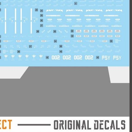 20260707 Decal trượt nước chi tiết MASTER áp dụng cho mẫu H124 HG Psycho MK2 MK II không chứa