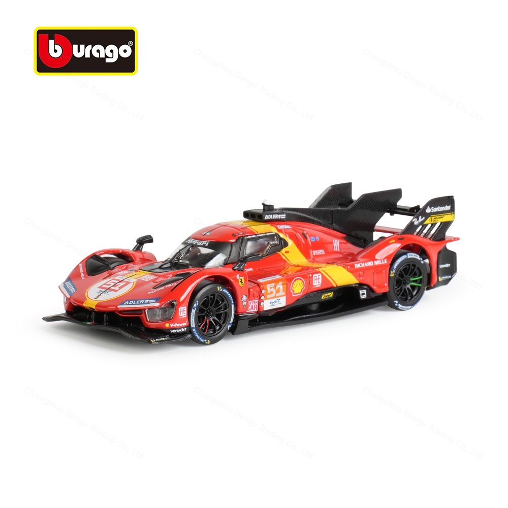 Bburago 1: 43 Ferrari 499P Tĩnh Die Cast Xe Sưu Tập Mô Hình Đua Xe Đồ Chơi