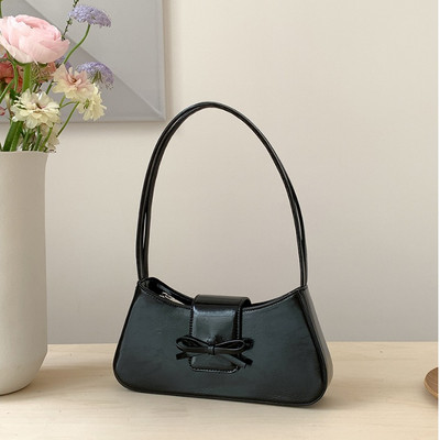 Seagloca Mới Hàn Quốc Chất Lượng Cao Cấp Niche Nơ Baguette Nách Túi đeo dưới cánh tay Di Động Cho Nữ 1835