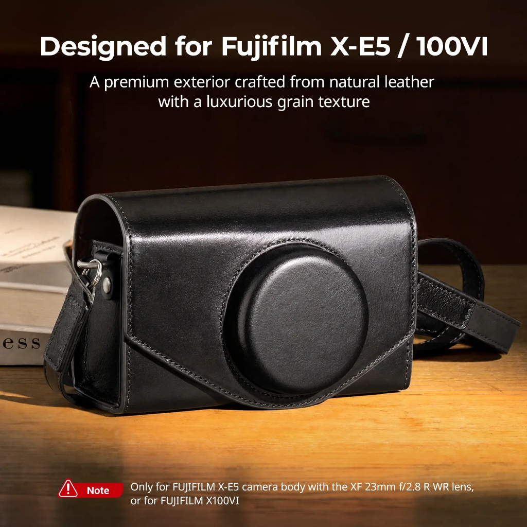 Túi đựng da SmallRig cho FUJIFILM X-E5 / X100VI (Đen / Nâu) #5986 #5987