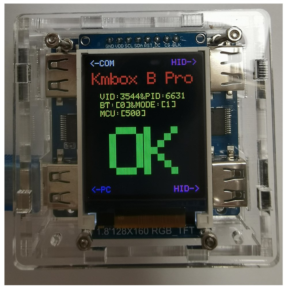 Kmbox B Ban Chuột Kunci Makro Chuyển Đổi Fisik Ngoại Vi USB Chip Súng Bấm Chìa Khóa Wisaya Python Ba