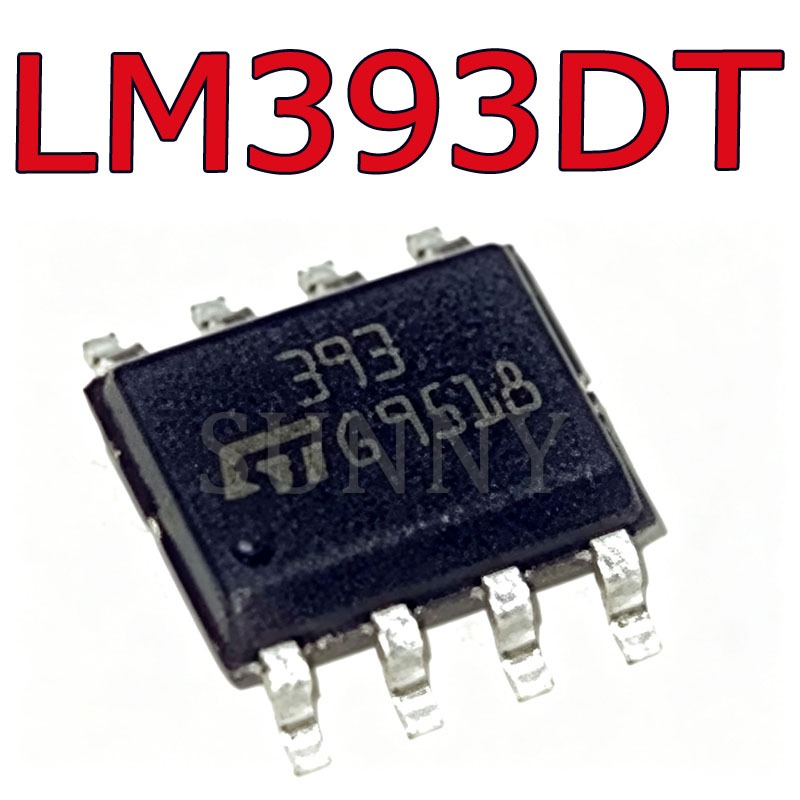 10 ~ 20 Chiếc Thương Hiệu Mới Chính Hãng LM393DT LM393 SOP8 Miếng Dán Tiêu Thụ Điện Áp Kép Relator