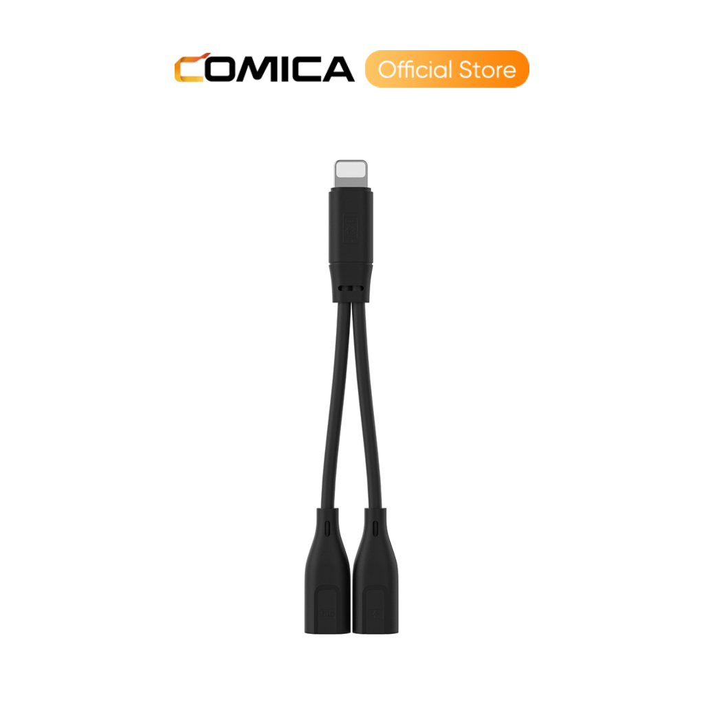 Cáp chuyển đổi 2 trong 1 COMICA DUC-LN USB-C sang điều chỉnh âm thanh (12cm) Tương thích rộng rãi vớ