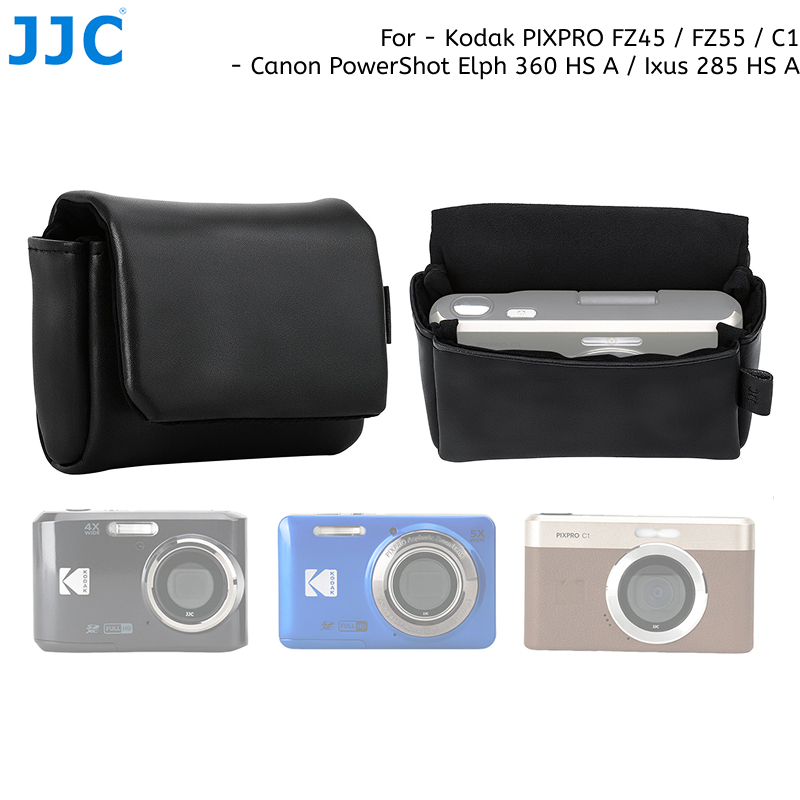 Túi đựng máy ảnh JJC có đóng từ tính cho Kodak PIXPRO FZ45 / FZ55 / C1 và PowerShot ELPH 360 HS A / 