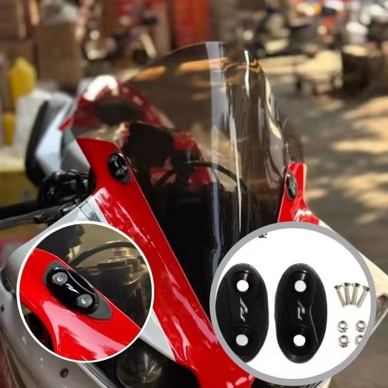 Dành Cho Xe BMW S1000RR S1000 RR 2009-2018 Dành Cho Xe Yamaha YZF R1 YZFR1 Xe Máy Gương Lỗ Che Kính 