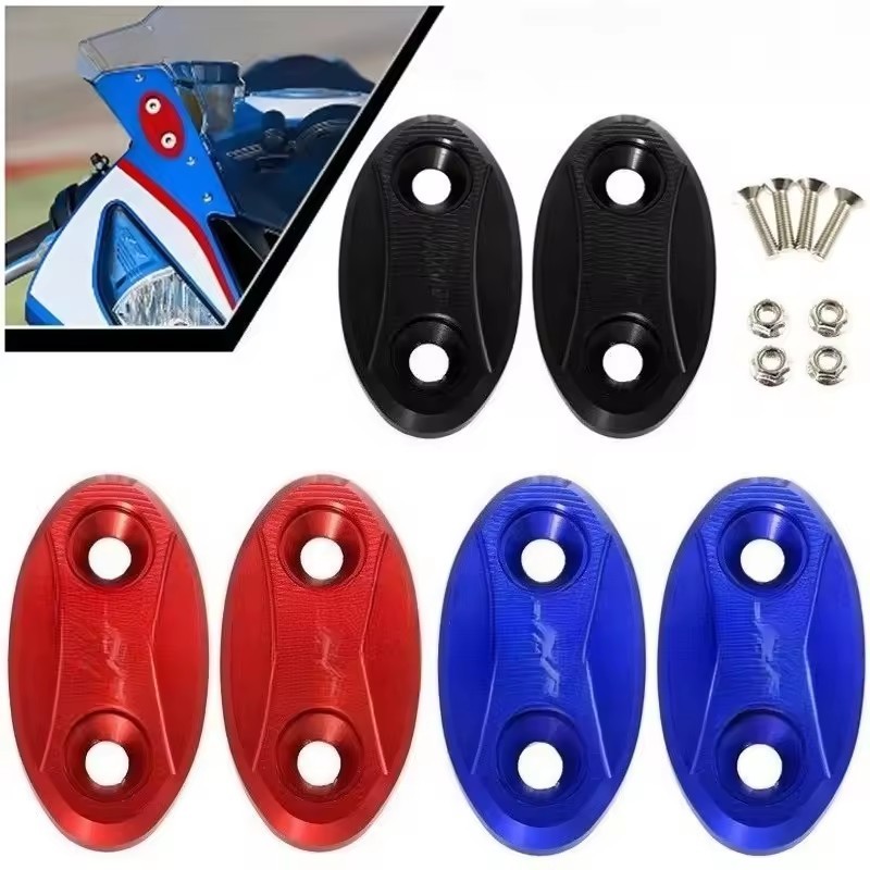 Dành Cho Xe BMW S1000RR S1000 RR 2009-2018 Dành Cho Xe Yamaha YZF R1 YZFR1 Xe Máy Gương Lỗ Che Kính 