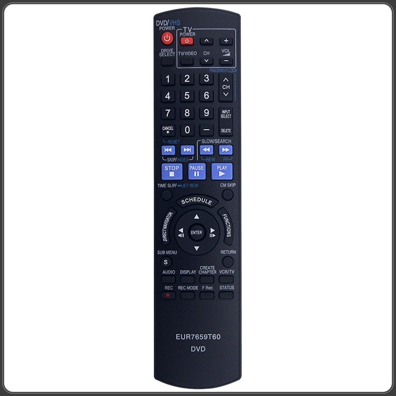 Điều khiển từ xa EUR7659T60 tương thích với Panasonic DVD DMR-EZ475VK DMREZ47K DMR-EZ47K DMR-EZ47V E
