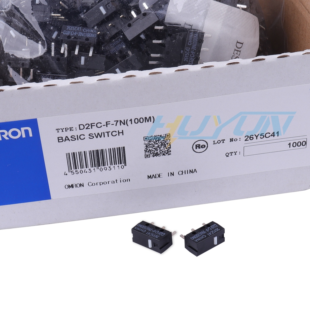 2 Chuột Micro Switch 100 Triệu Click Omron D2FC-F-7N Nút Micro 100M