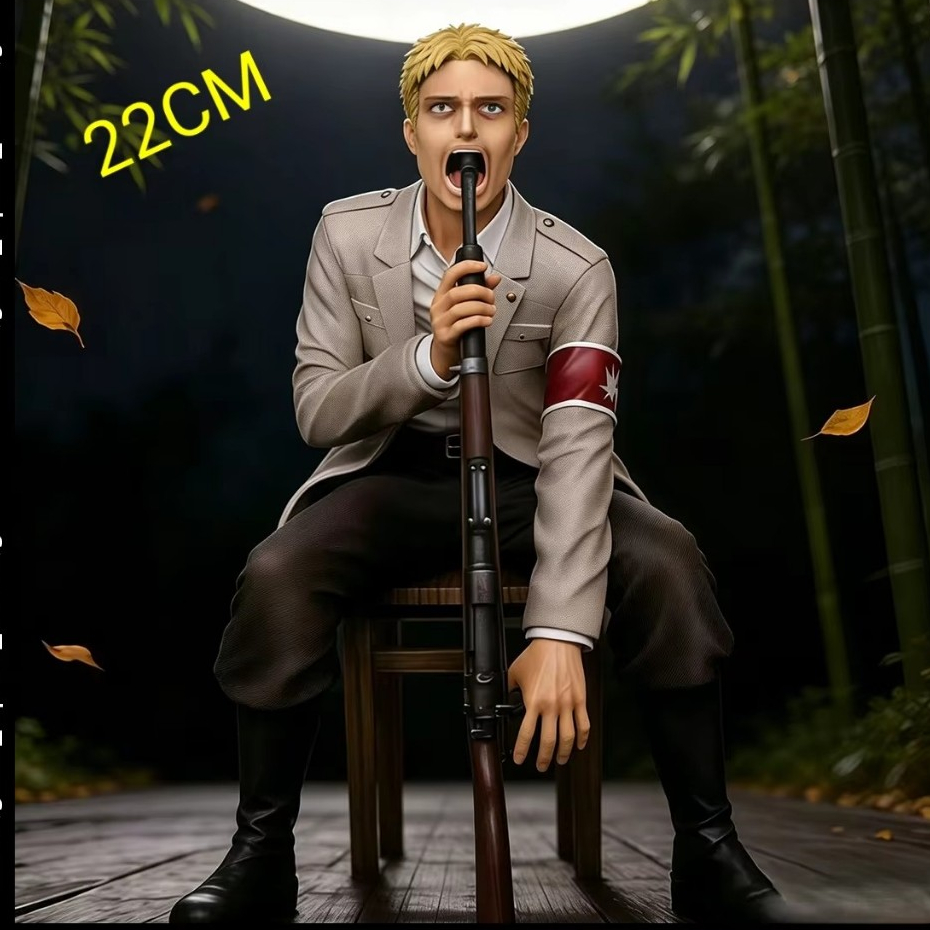 20cm Attack on Titan Reiner Braun "Depressed Reiner" Hình PVC tỷ lệ 1 / 8
