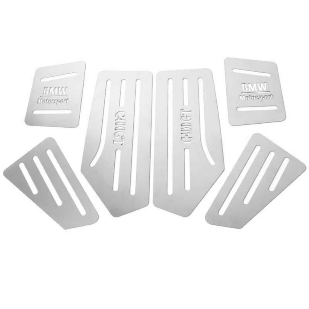 Xe Máy Cho Xe BMW C400GT C400X C 400 GT C400gt Chân Còn Lại Miếng Lót Thảm Footboard Chân Miếng Lót 