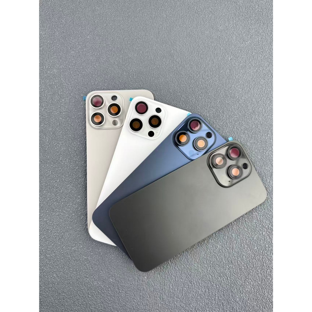 Mặt Sau Kính Pin Dành Cho iPhone 15 15Plus 15Pro 15ProMax Cửa Sau Nhà Ở Ốp điện thoại Tấm Gắn Sẵn Ch