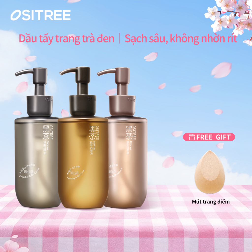 [LIVE x Ositree]Ositree Dầu rửa mặt Làm sạch sâu Làm sạch nhẹ nhàng Không gây kích ứng