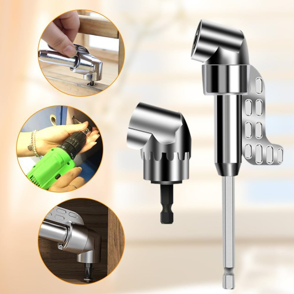 90 Độ Góc Phải Khoan Đính Kèm Offset Tua Vít Bit Adapter Với Nhiều Tua Vít Bộ Bit Cho Góc hẹp Sửa Ch