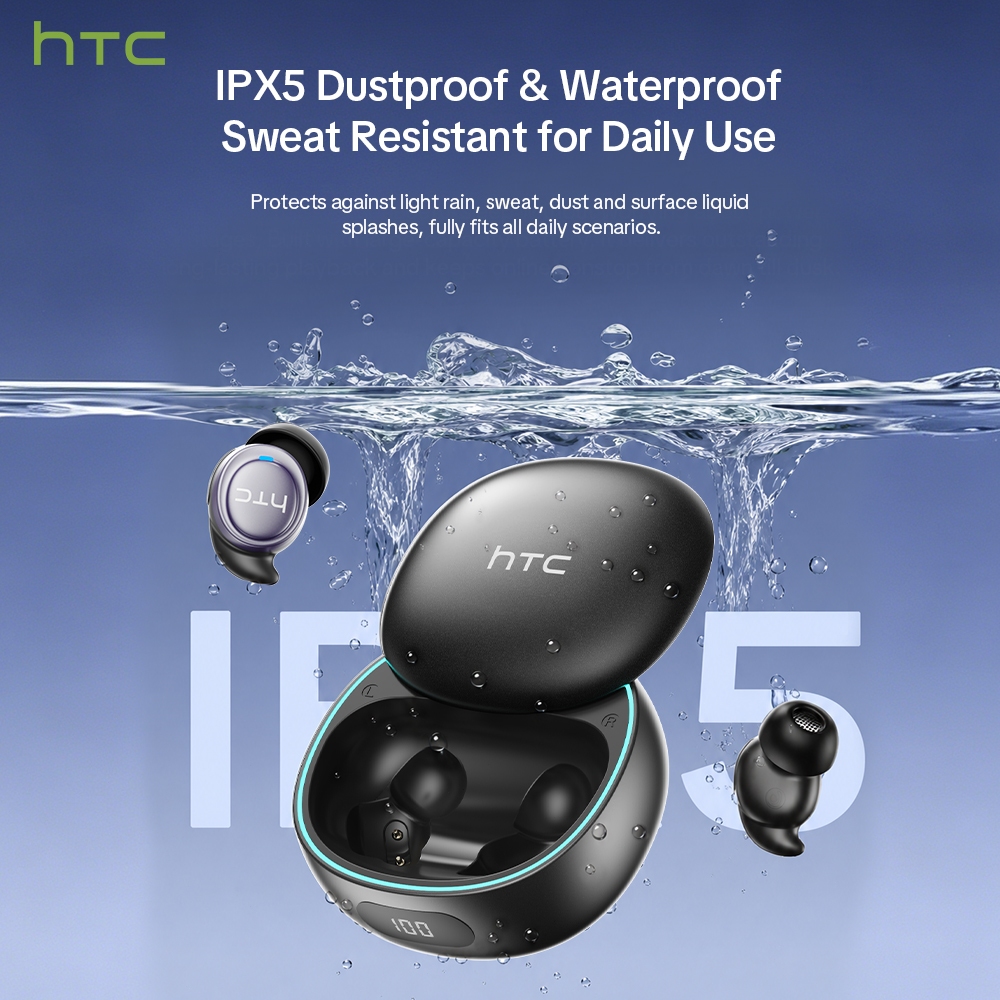 HTC NE96  Tai nghe chuyên dụng khi ngủ Thiết kế siêu mỏng, vừa vặn không gây áp lực; thời lượng pin dài; công nghệ chống ồn ANC; Bluetooth 6.0; ứng dụng phát tiếng ồn trắng hỗ trợ giấc ngủ. | BigBuy360 - bigbuy360.vn