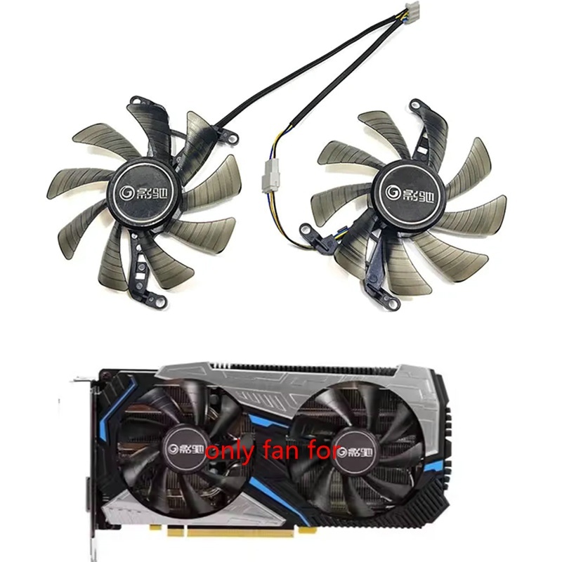 Quạt GPU 85MM GTX 1660 1660TI cho GALAXY / KFA2 RTX 2060 2070 SUPER 、 GTX 1660 1660TI Quạt làm mát c
