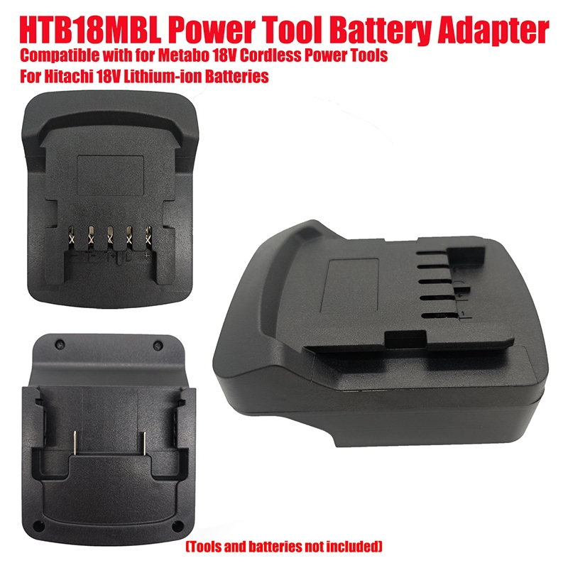 Bộ chuyển đổi pin HTB18MBL cho pin Lithium Hitachi 18V Chuyển đổi sang dụng cụ Metabo 18V