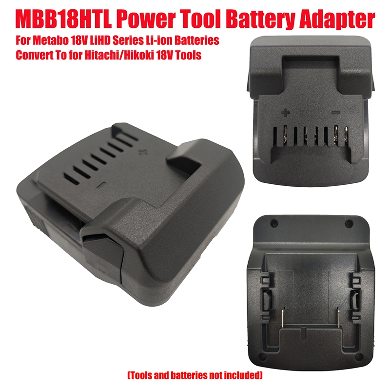 Dành Cho Metabo 18V LiHD Series Li-ion Pin Chuyển Đổi Cho Hikoki 18V Dụng Cụ MBB18HTL Pin Adapter