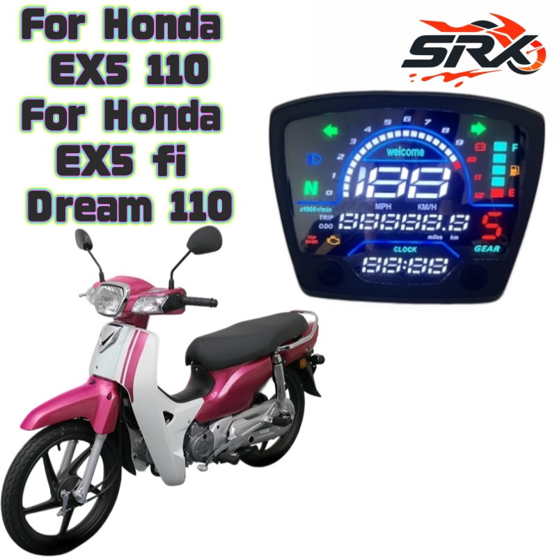 Dành Cho XE HONDA EX5 HIPOWER EX5 DREAM Astrea prima star METER KỸ THUẬT SỐ Odometer LED Nhạc Cụ Hội