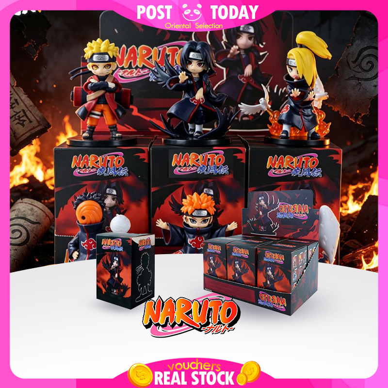 🇻🇳Sẵn hàng🇻🇳 Blind Box Naruto Shippuden Akatsuki figure mini trang trí ô tô bàn làm việc Naruto Itac