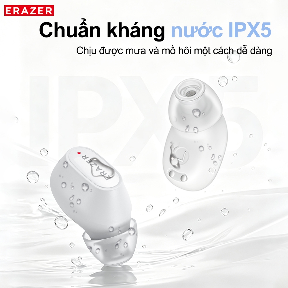 Tai nghe ERAZER XF65 PRO ANC -55dB AI Dịch 165 Ngôn ngữ Bluetooth 6.0 LDAC 36H Pin Hồng | BigBuy360 - bigbuy360.vn
