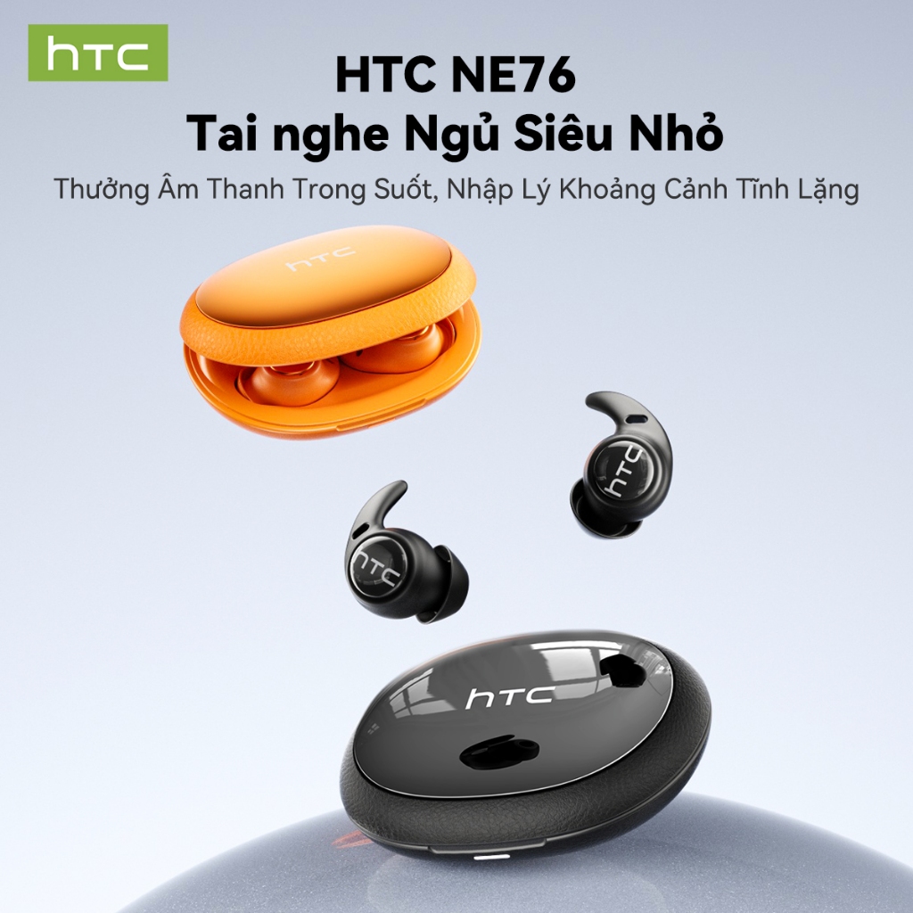 HTC NE76 Tai nghe ngủ MINI Tai Bluetooth không dây V6.0 Tai nghe phiên dịch ANC Công nghệ chống ồn Kèm dây đeo | BigBuy360 - bigbuy360.vn