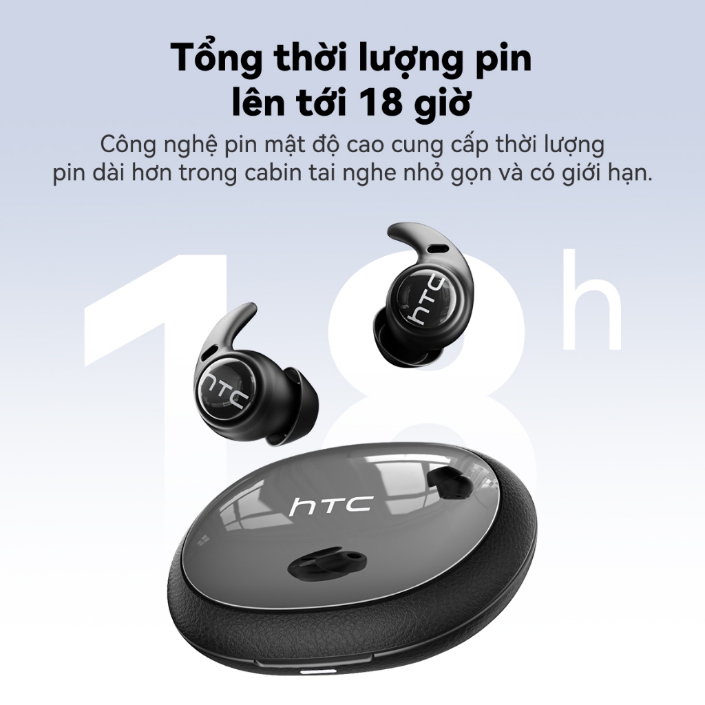 HTC NE76 Tai nghe ngủ MINI Tai Bluetooth không dây V6.0 Tai nghe phiên dịch ANC Công nghệ chống ồn Kèm dây đeo | BigBuy360 - bigbuy360.vn